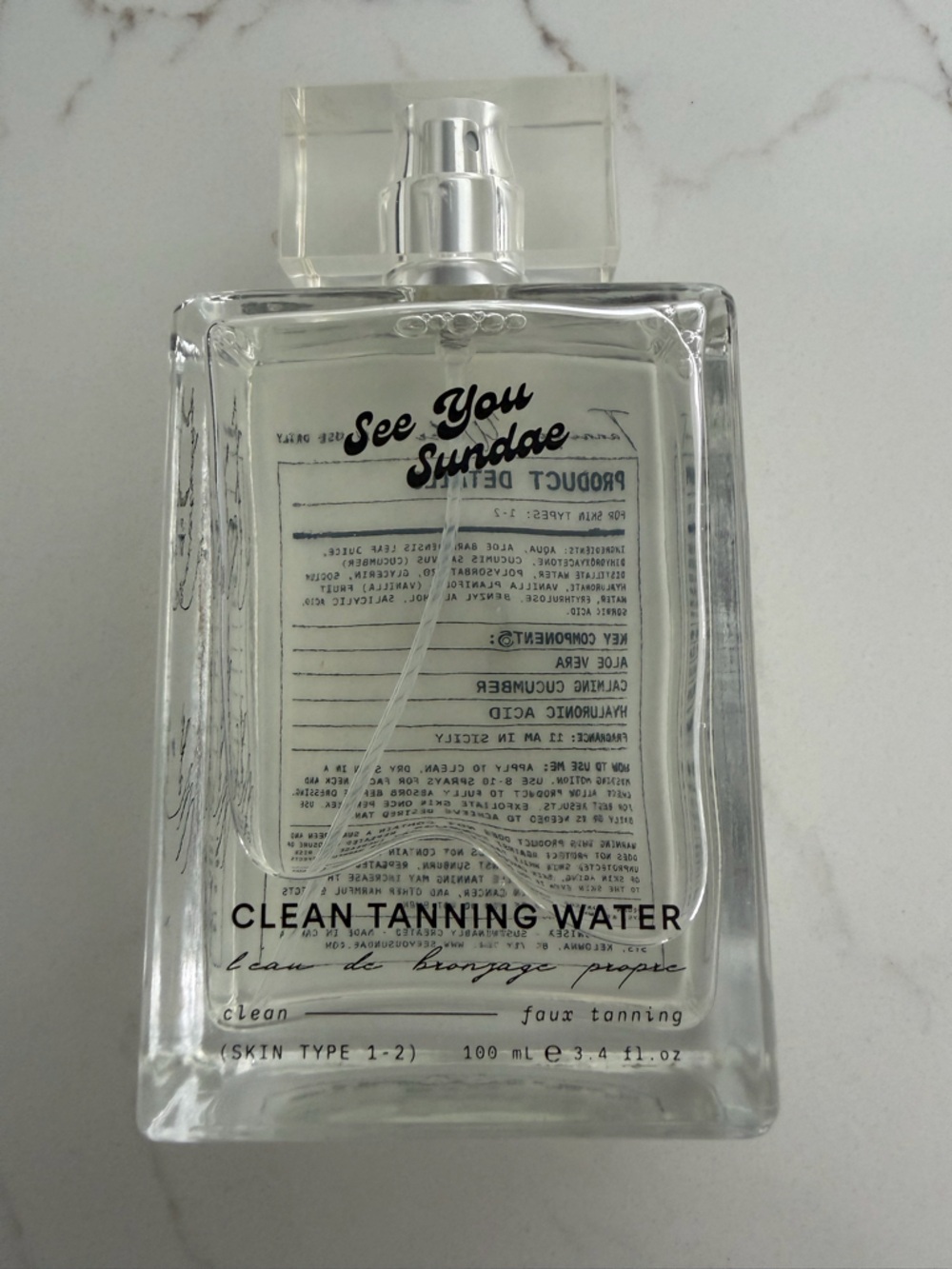 See You Sundae Clean Tanning Water - Clear Bronzing Mist
